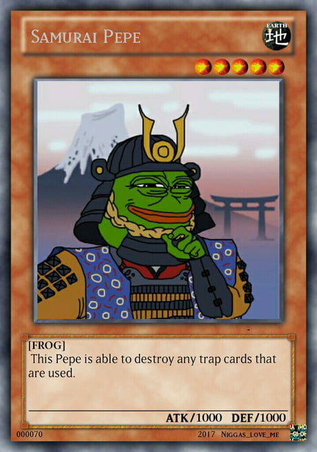 pepe yugioh card Here's a New Pepe monster card. ;)