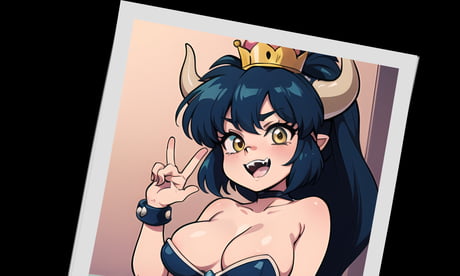 Bowsette (bowser rule 63) is now a thing - 9GAG