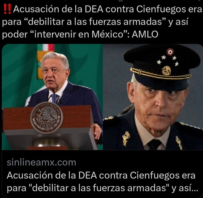 Esa Dictadura De AmLo Que Hasta EUA Hace Lo Que El Quiere... - 9GAG