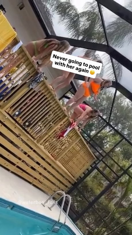 She did reach the water