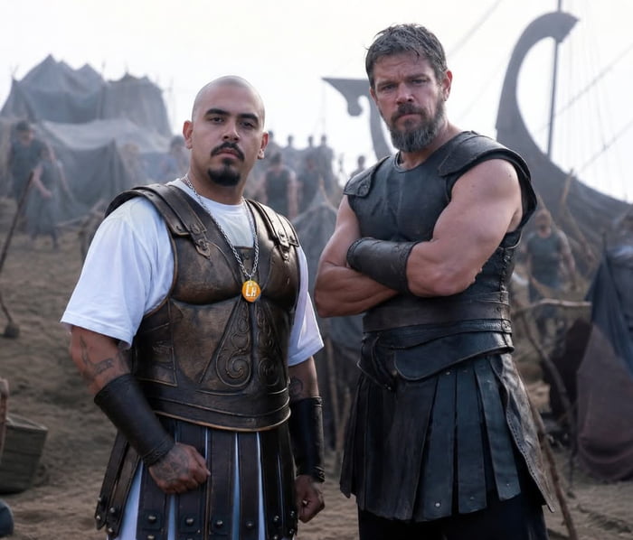 First look at Hector in Christopher Nolan's new movie The Odyssey. Shit is gonna be lit!