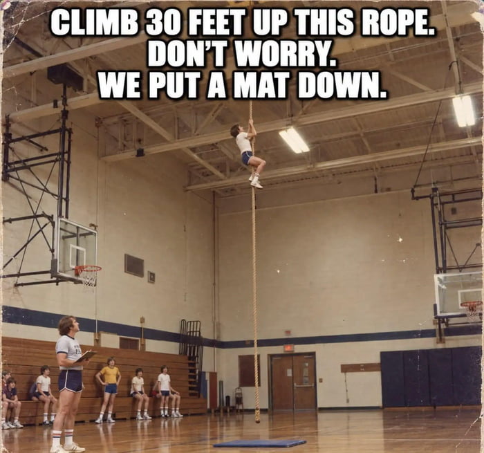 Safety standards were merely a suggestion back then