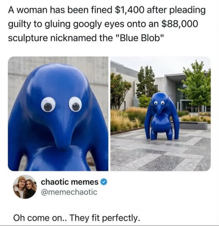 Art needed a little vision