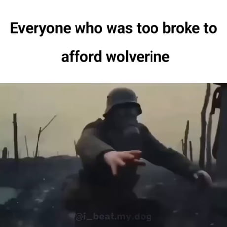 Was too broke in the first place
