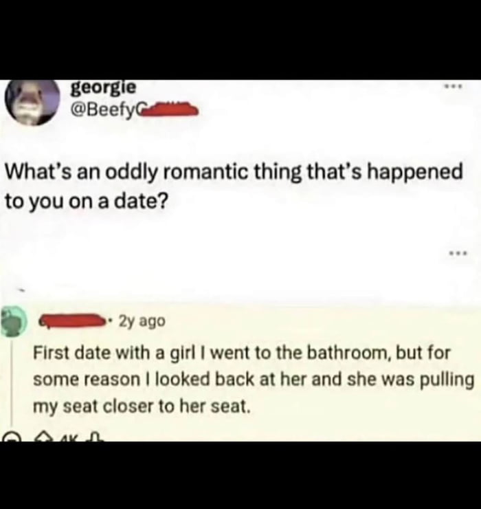 Oddly romantic things are the best things