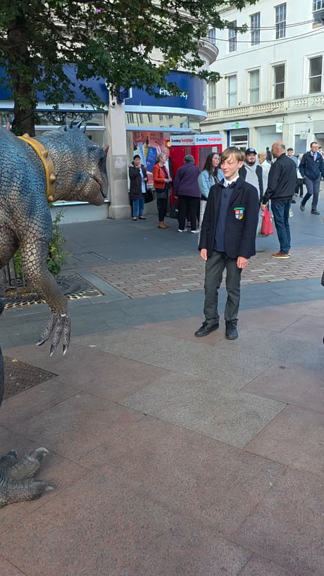 Don't worry, he's friendly