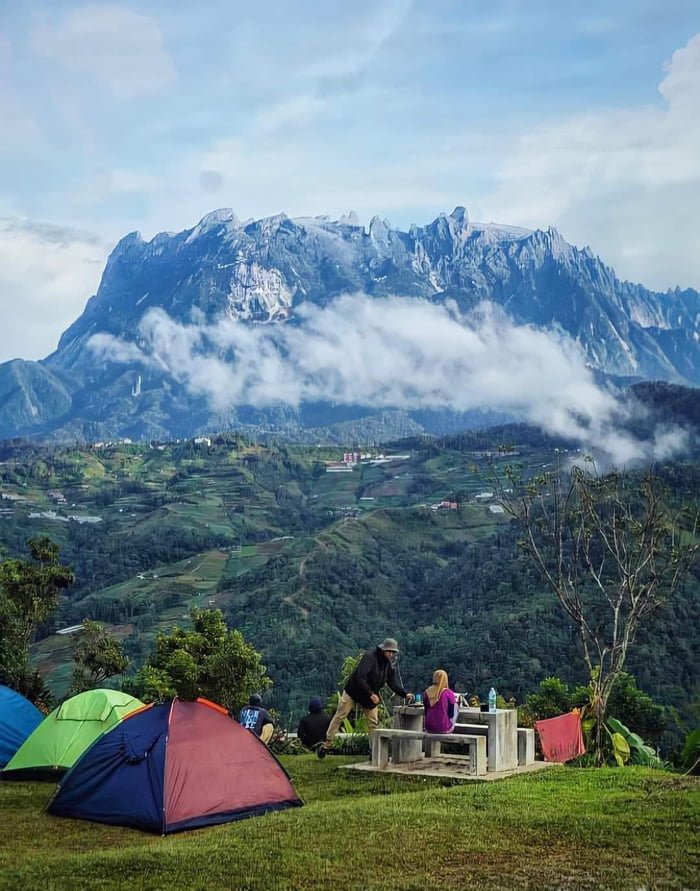 Beautiful scenery tallest mountain of the philippines bundok