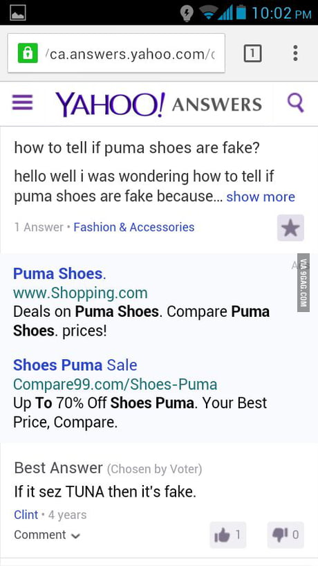 puma shoes yahoo answers