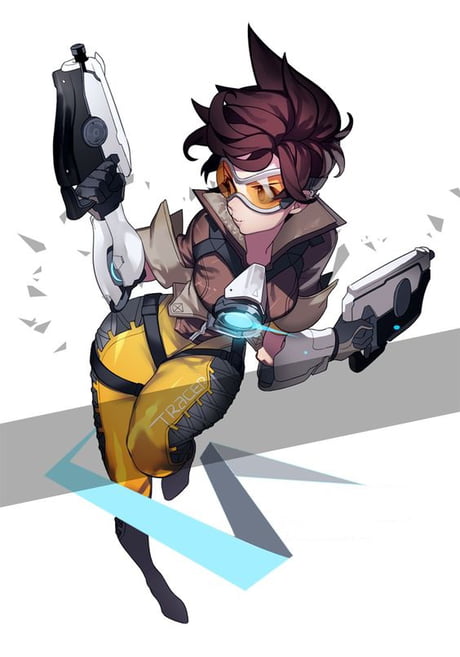 Tracer - 1/36 - Is it okay if I post my Overwatch fan art here? : r/ Overwatch