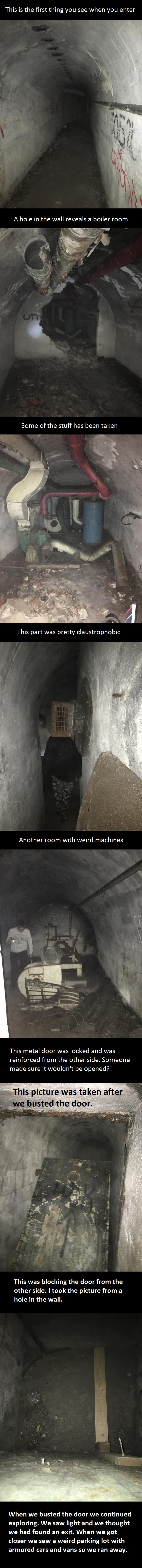 We found something really weird while exploring a World War 2 bunker 30 meters underground.