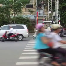 How to cross a road in Vietnam : r/funny
