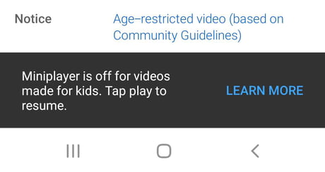 Should I Age Restrict My  Videos?