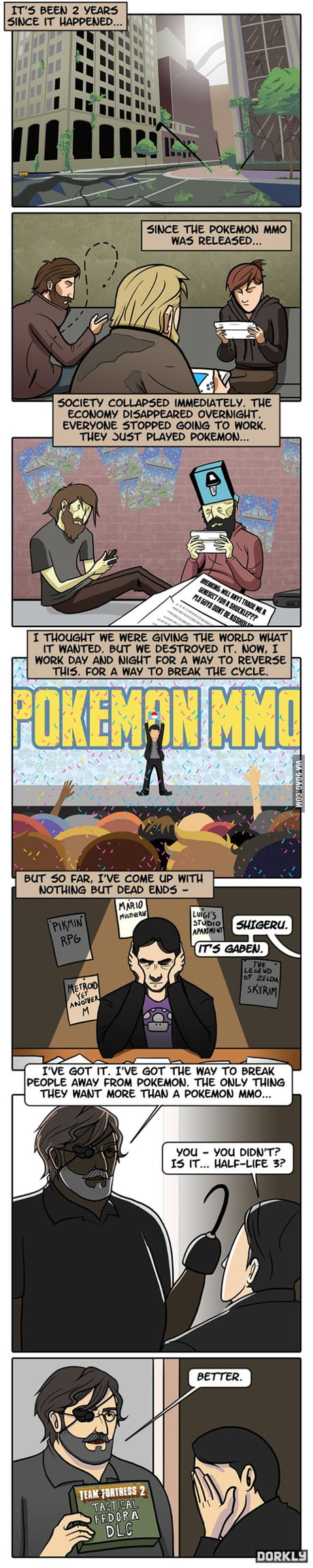 Just in case you guys didn't know there is a pokemon mmo called Pokemmo -  9GAG