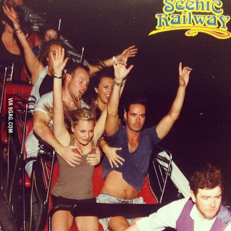 Two fall out on roller coaster - 9GAG