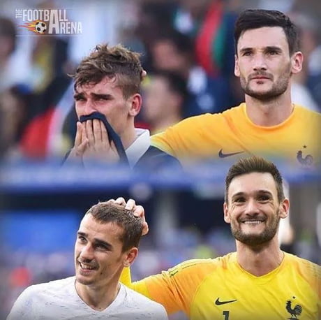 Antoine Griezmann And Hugo Lloris In 2014 Vs 2018 9gag