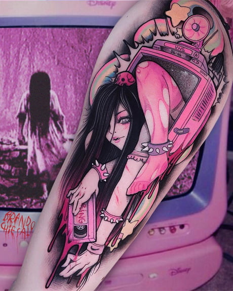 Artist Mixes Anime With Pastel Gore In These Unique Tattoos - 9GAG