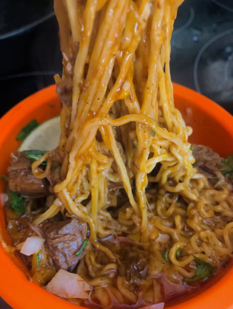 Homemade Birria Ramen with Shortribs and Oxtail. - 9GAG