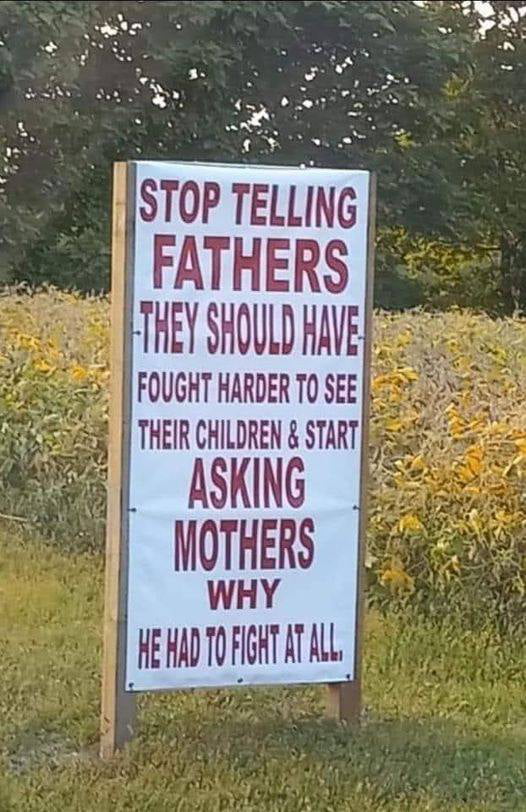 The sign has a point?