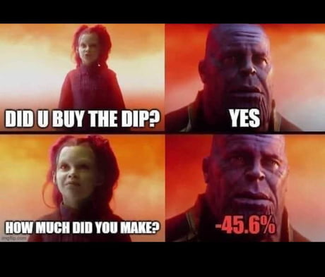 Buy the dip meme