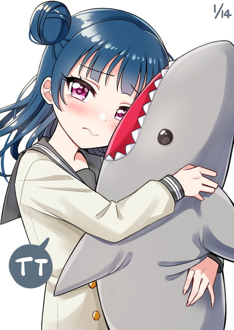 Don T Cry Yohane Just Hug Your Shark And Feel Better 9gag