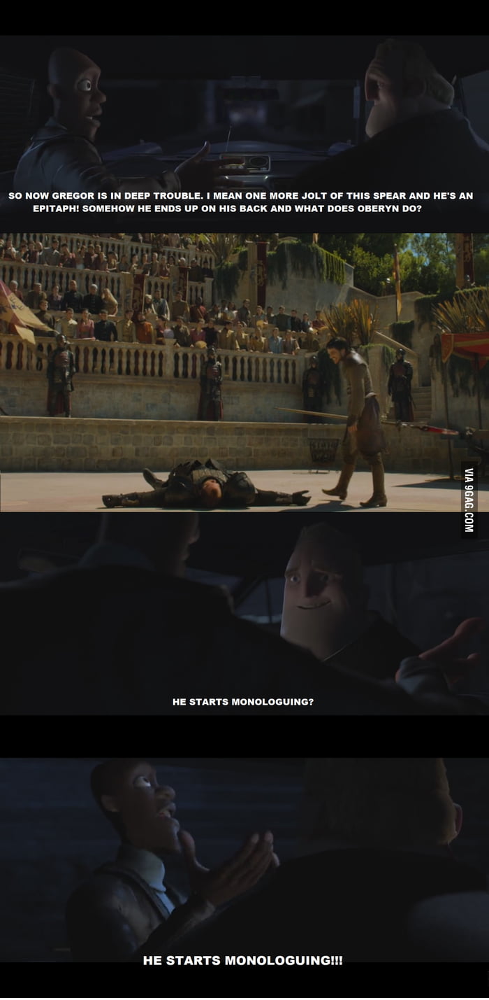 He Starts Monologuing 9GAG