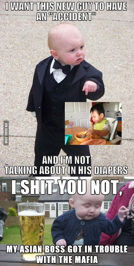 Drunk Baby Meme Does Not Want To Get In Between This 9gag