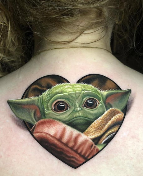 Just Yoda, Baby Yoda Tattoo