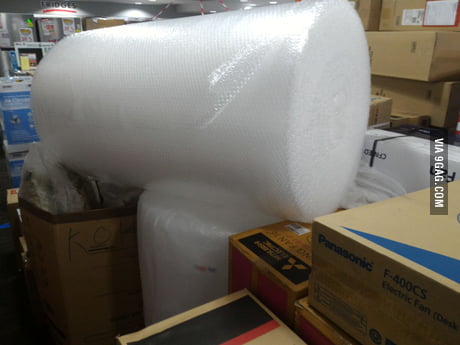 giant roll of bubble wrap