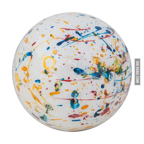 In my country (France), this big candy named Jawbreaker, is called  Couille de Mammouth, which litteraly means mammoth's ball - 9GAG