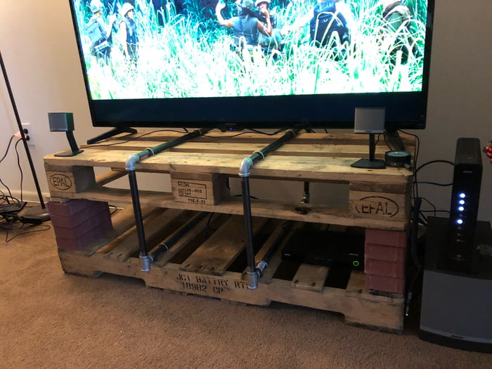 Homemade tv stand 9GAG