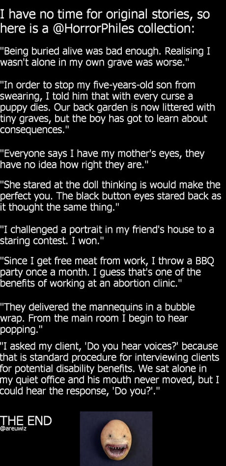 Some short creepy stories
