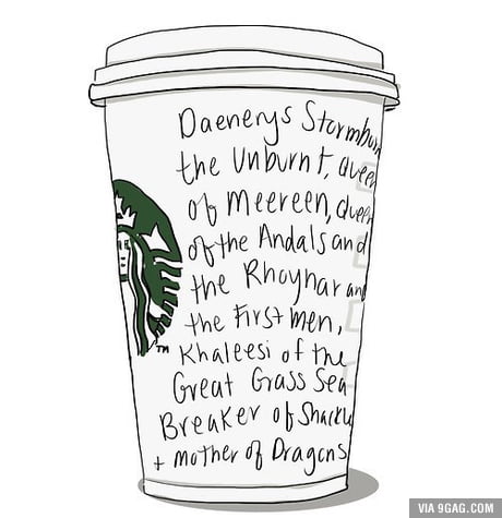 daenerys starbucks