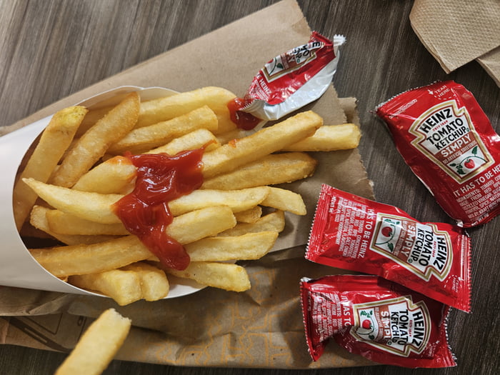 Last week I was in europe and they charge you 20 cents for each ketchup bag. F**k you and dont get me started on IVA and cuttlery charge.