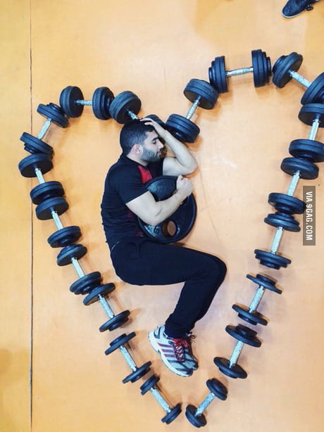 Gym rat vs real man - 9GAG