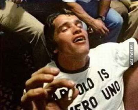 Young Arnie High As Fuaa 9gag young arnie high as fuaa 9gag