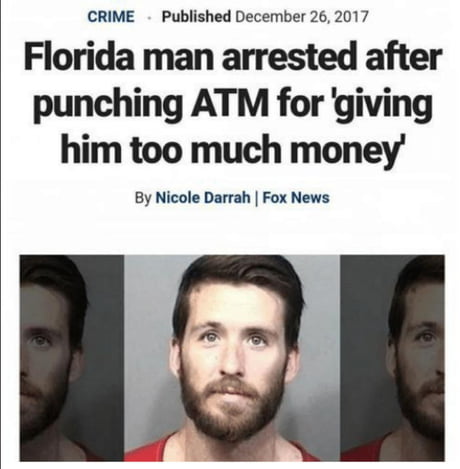 Florida man December 1st - 9GAG