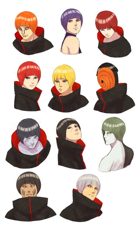 Remember That One Time When The Akatsuki All Had Rock Lee's Hairstyle? -  9GAG