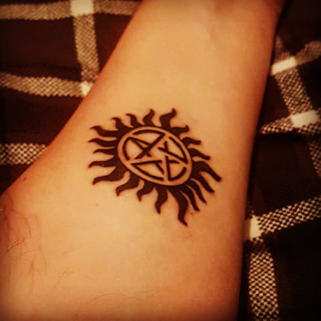 Recently got my first tattoo Always wanted it to be something related to  supernatural and finally decided to get the Mark of Cain  rSupernatural