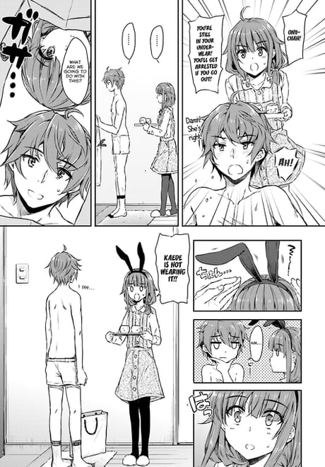 A cute manga is cute. Source: Seishun Buta Yarou wa Bunny Girl