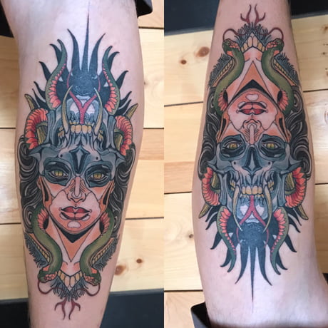 Two sides by Jesse-Jay-Tattoo on DeviantArt