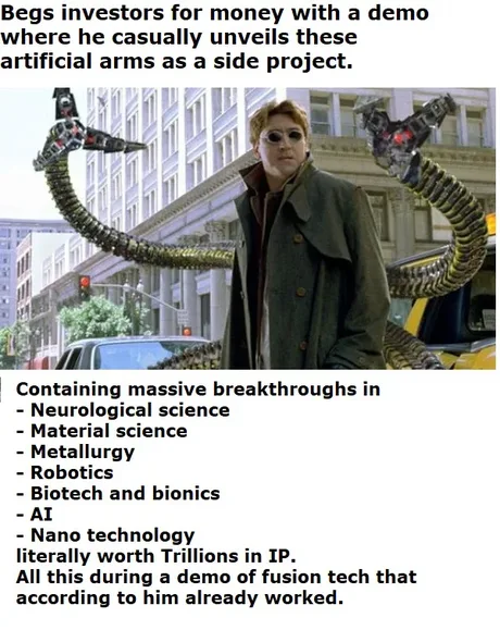 Bro may be a good scientist but VERY BAD businessman