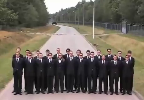 Engineers who worked on the Leopard tank upgrade testing brakes