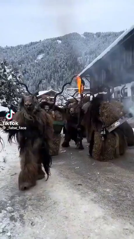 Krampus March in Austria
