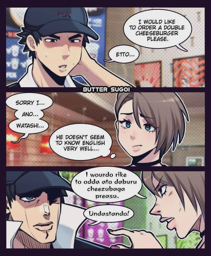 When you try your best to understand but then JoJo takes over