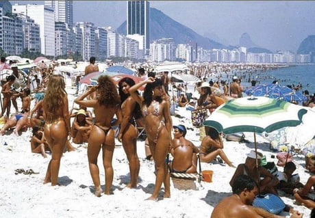 Copacana Beach Rio De Janeiro Brazil 1985 9gag