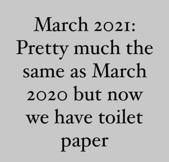 At least we have toilet paper
