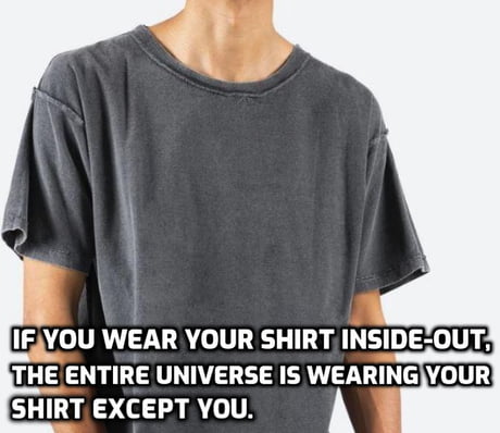 Is Your Shirt Inside Out?