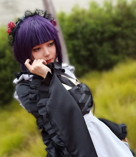 Happy Marin day cosplay of a cosplay of Marin Shizuku from