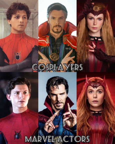 Spider-Man by Jordan T Johnson, Doctor Strange by Cumbermatch, & Scarlet  Witch by MagissaCosplay - 9GAG