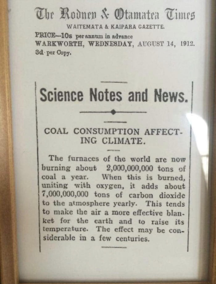 This Was Printed 110 Years Ago Today 9GAG